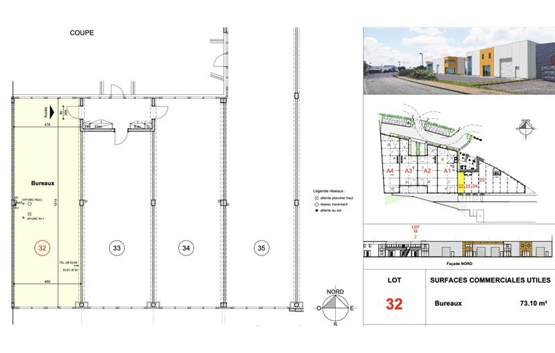 Location de bureau de 325 m² à Pornic - 44210 plan - 1