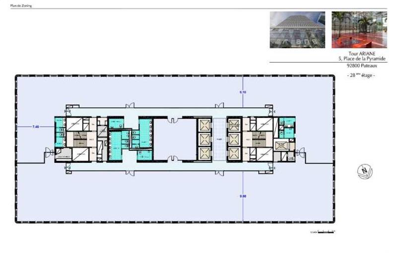 Location de bureau de 21 826 m² à Puteaux - 92800 plan - 1