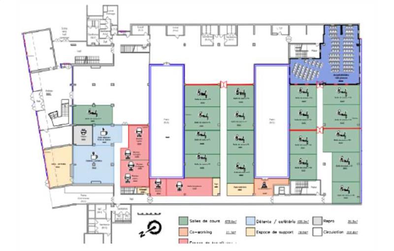 Location de bureau de 566 m² à Puteaux - 92800 plan - 1