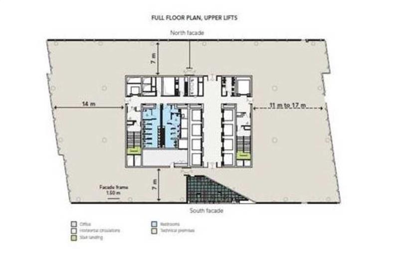 Location de bureau de 4 392 m² à Puteaux - 92800 plan - 1