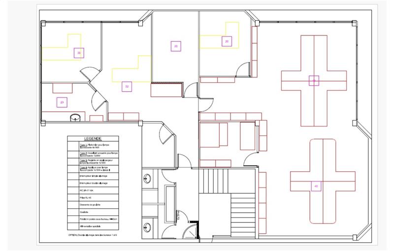 Location de bureau de 209 m² à Ramonville-Saint-Agne - 31520 plan - 1