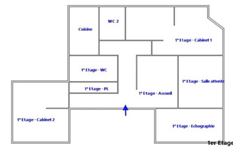 Location de bureau de 100 m² à Rennes - 35000 plan - 1