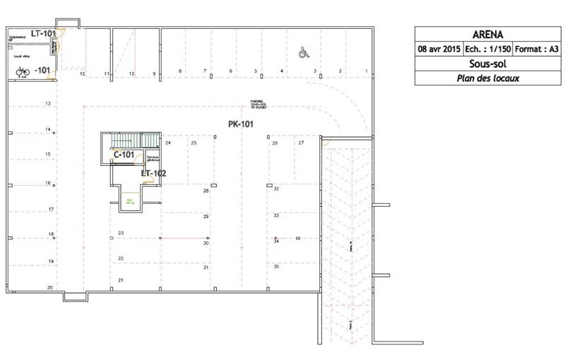 Location de bureau de 2 147 m² à Rennes - 35000 plan - 1