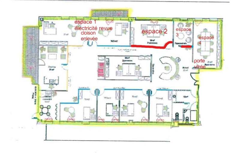 Location de bureau de 306 m² à Rennes - 35000 plan - 1