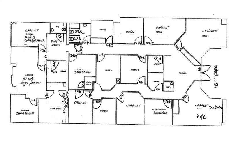 Location de bureau de 254 m² à Rennes - 35000 plan - 1