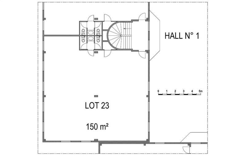 Location de bureau de 1 445 m² à Ris-Orangis - 91130 plan - 1