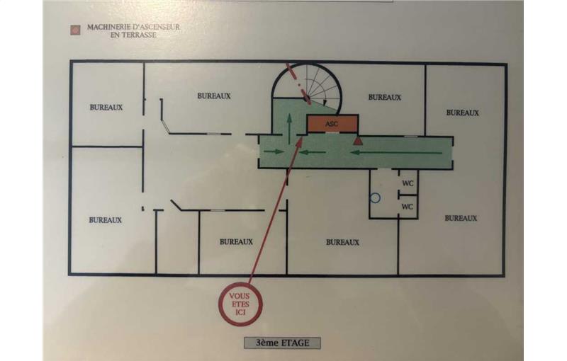 Location de bureau de 249 m² à Ris-Orangis - 91130 plan - 1