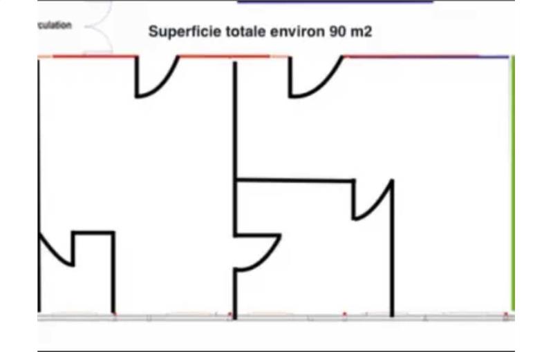 Location de bureau de 100 m² à Romainville - 93230 plan - 1