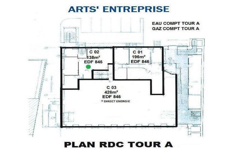 Location de bureau de 524 m² à Roubaix - 59100 plan - 1