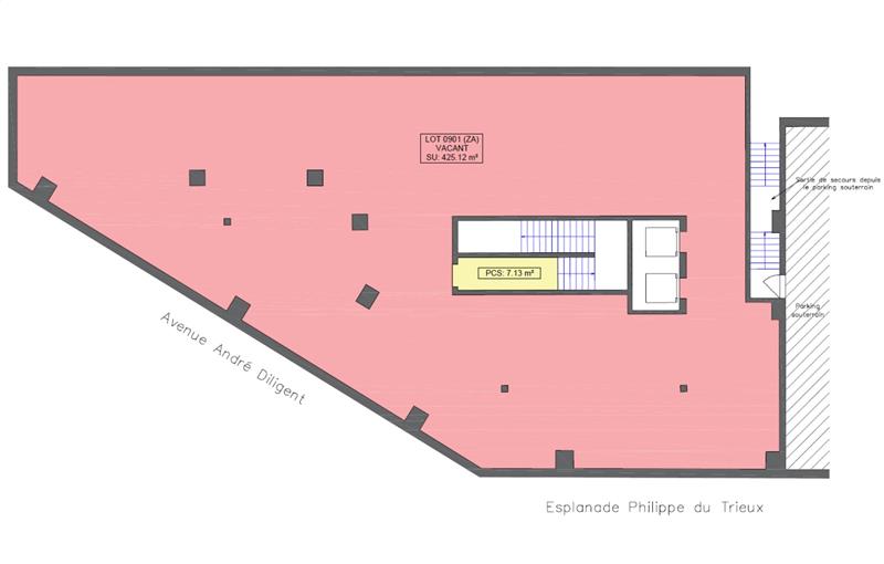 Location de bureau de 6 298 m² à Roubaix - 59100 plan - 1