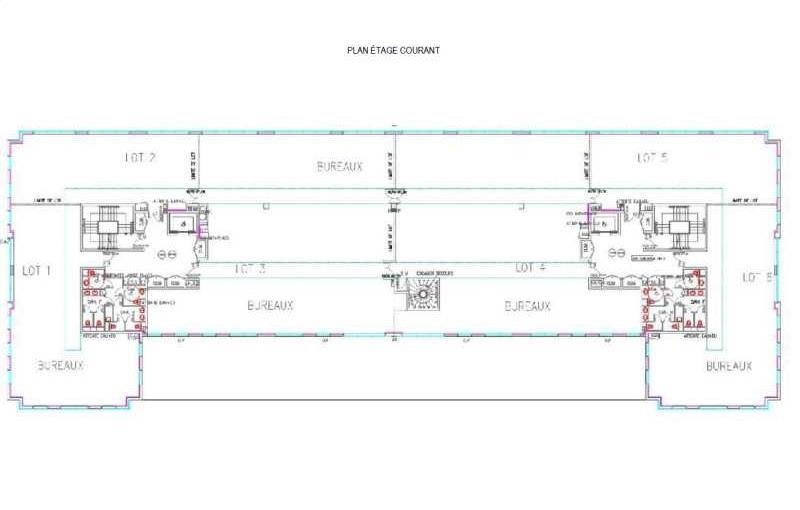 Location de bureau de 929 m² à Rungis - 94150 plan - 1