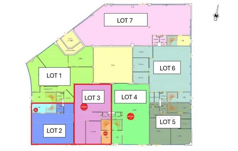 Location de bureau de 547 m² à Saclay - 91400 plan - 1