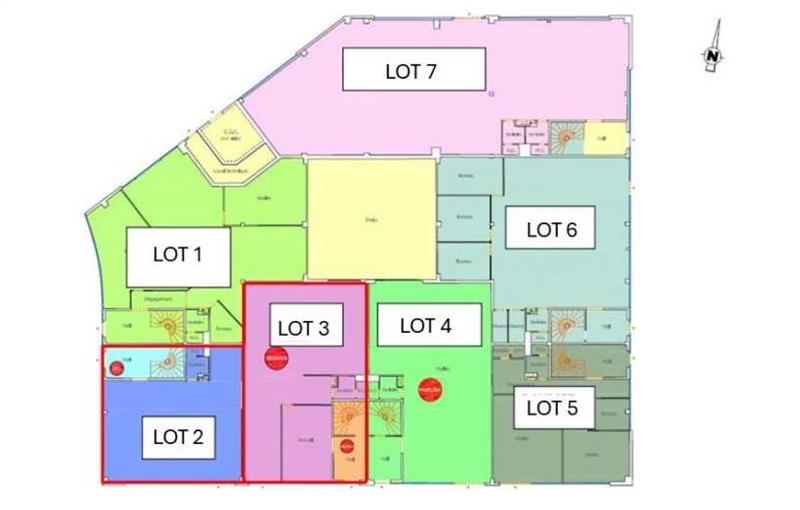 Location de bureau de 348 m² à Saclay - 91400 plan - 1