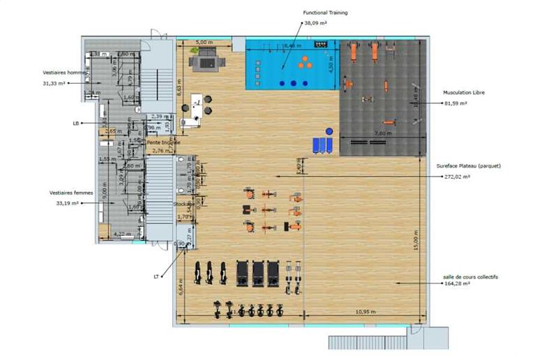 Location de bureau de 682 m² à Saint-Brice-sous-Forêt - 95350 plan - 1