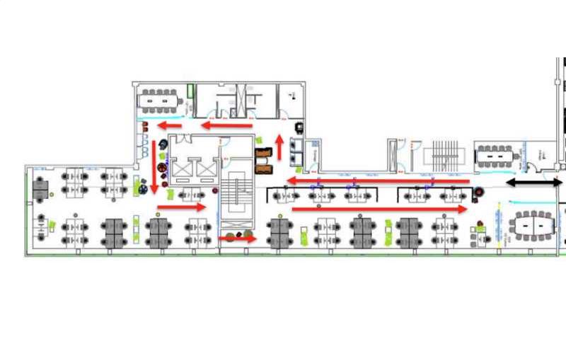 Location de bureau de 867 m² à Saint-Cloud - 92210 plan - 1