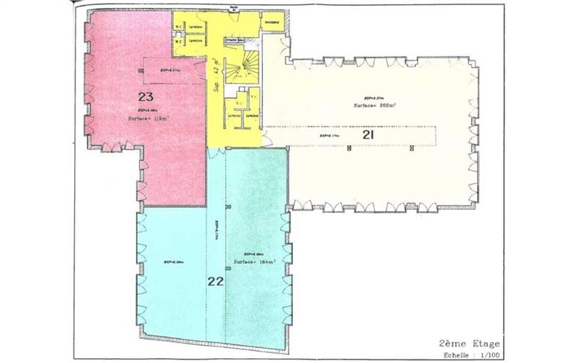 Location de bureau de 679 m² à Saint-Germain-en-Laye - 78100 plan - 1