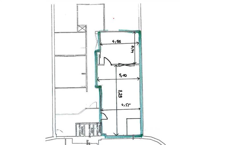 Location de bureau de 155 m² à Saint-Grégoire - 35760 plan - 1