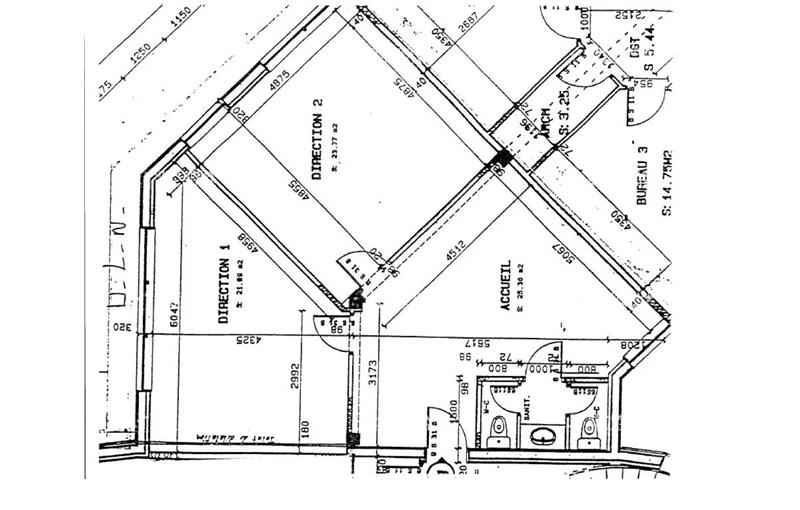 Location de bureau de 75 m² à Saint-Grégoire - 35760 plan - 1