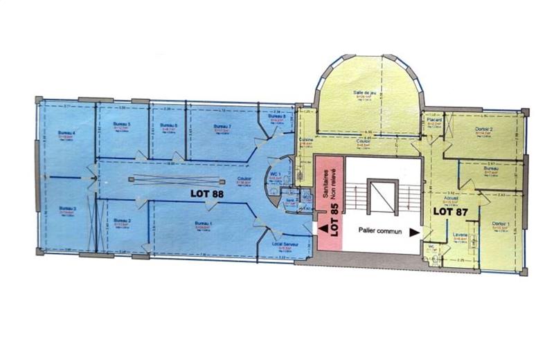 Location de bureau de 105 m² à Saint-Grégoire - 35760 plan - 1