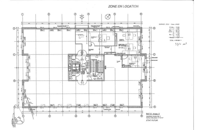 Location de bureau de 94 m² à Saint-Herblain - 44800 plan - 1