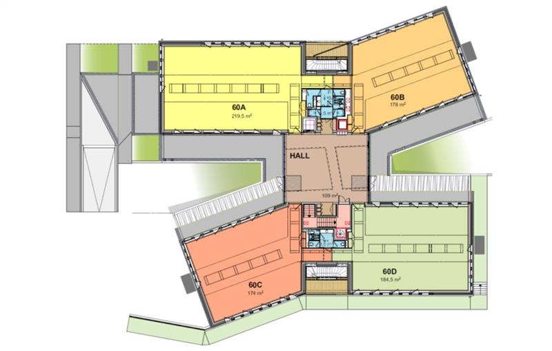 Location de bureau de 3 473 m² à Saint-Herblain - 44800 plan - 1