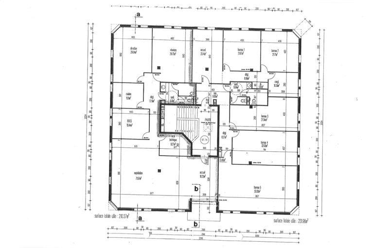 Location de bureau de 217 m² à Saint-Herblain - 44800 plan - 1