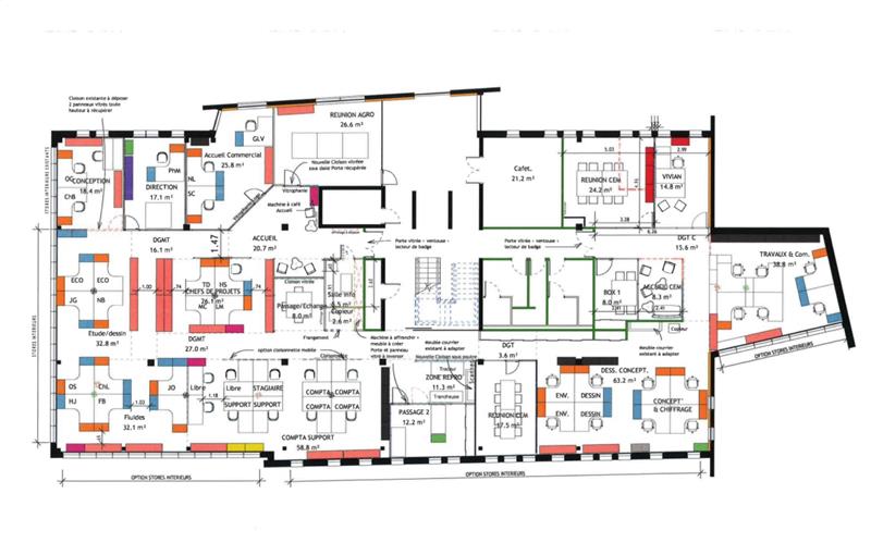 Location de bureau de 645 m² à Saint-Herblain - 44800 plan - 1