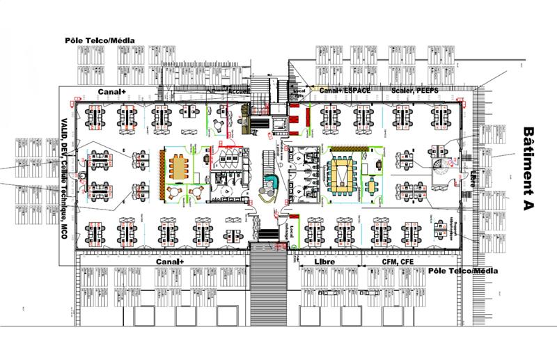 Location de bureau de 5 437 m² à Saint-Herblain - 44800 plan - 1