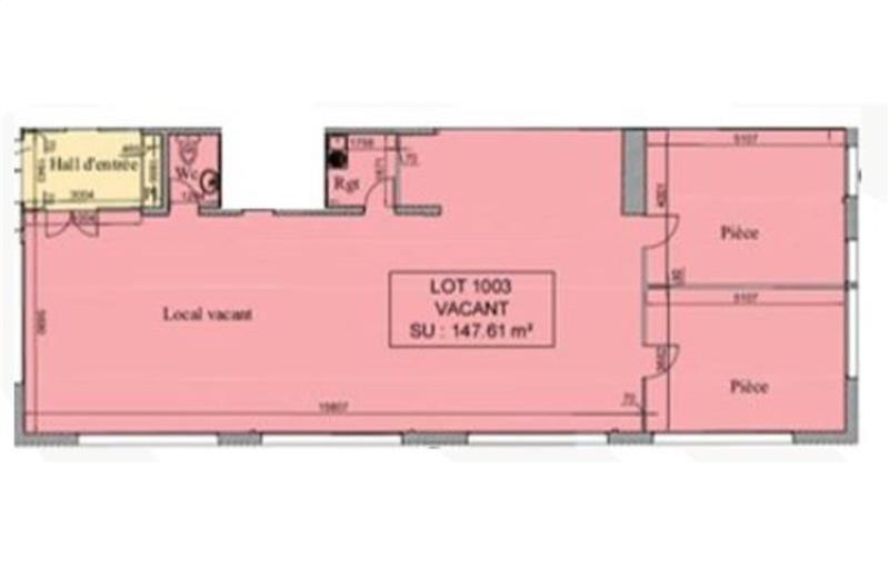 Location de bureau de 152 m² à Saint-Jean-d'Illac - 33127 plan - 1