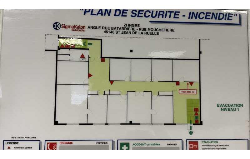 Location de bureau de 280 m² à Saint-Jean-de-la-Ruelle - 45140 plan - 1