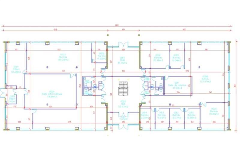 Location de bureau de 2 000 m² à Saint-Priest - 69800 plan - 1