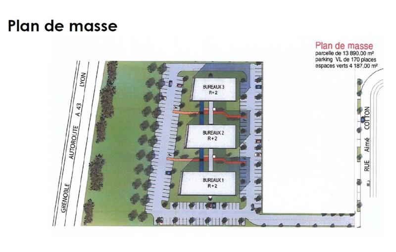 Location de bureau de 1 913 m² à Saint-Priest - 69800 plan - 1