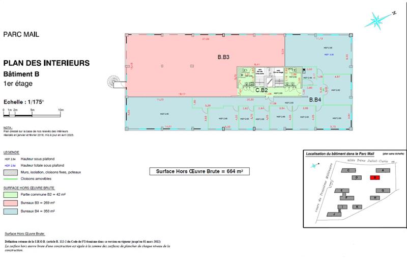 Location de bureau de 4 823 m² à Saint-Priest - 69800 plan - 1