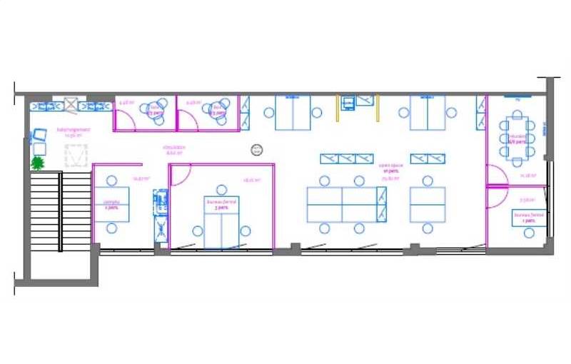 Location de bureau de 228 m² à Saint-Priest - 69800 plan - 1