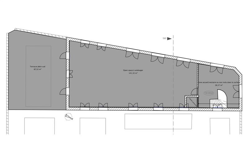 Location de bureau de 170 m² à Saint-Quentin - 02100 plan - 1