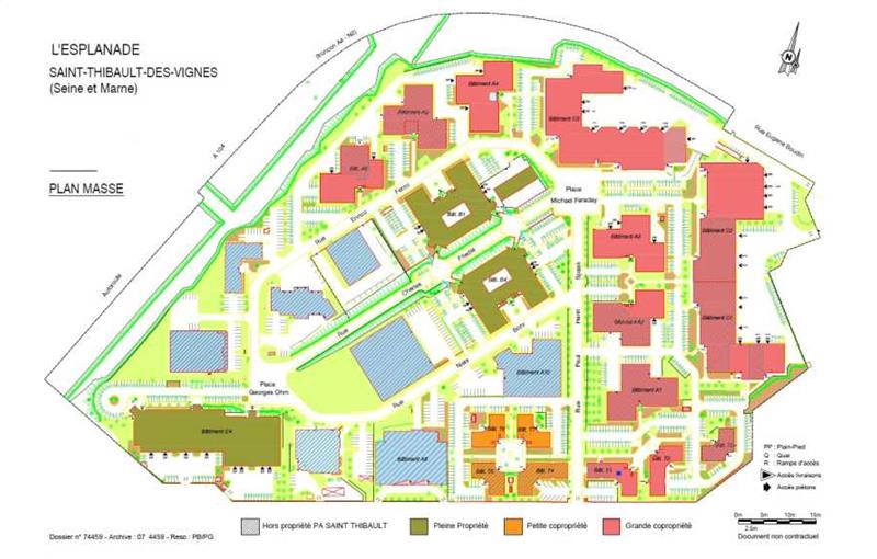 Location de bureau de 13 808 m² à Saint-Thibault-des-Vignes - 77400 plan - 1