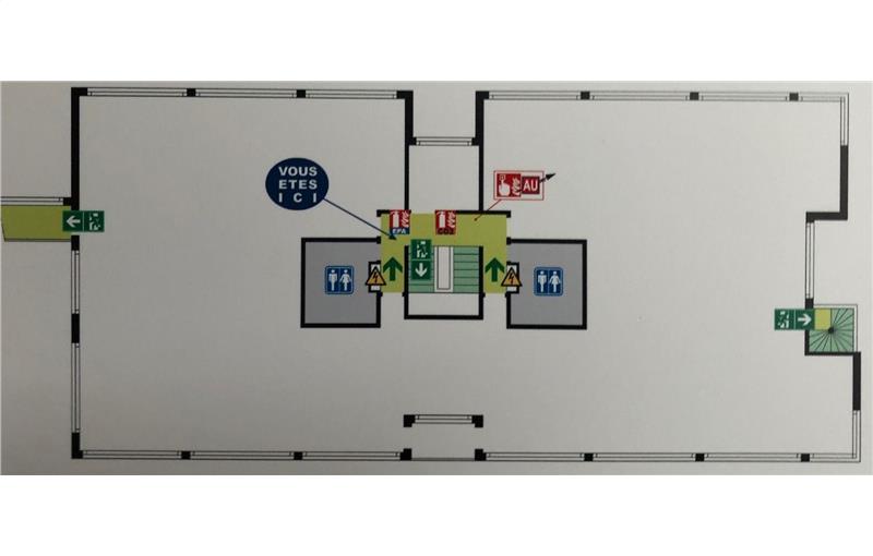 Location de bureau de 605 m² à Sainte-Foy-lès-Lyon - 69110 plan - 1