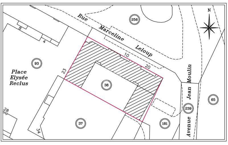 Location de bureau de 377 m² à Savigny-le-Temple - 77176 plan - 1