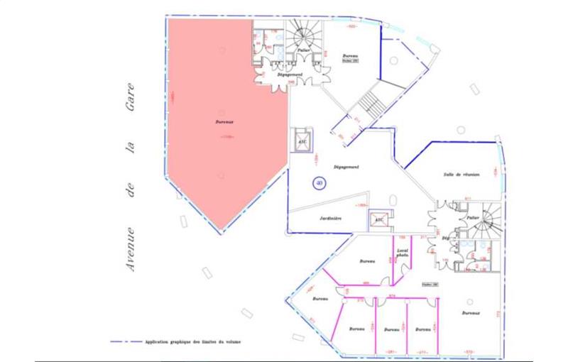 Location de bureau de 41 m² à Sceaux - 92330 plan - 1