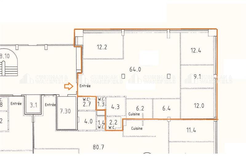 Location de bureau de 136 m² à Schiltigheim - 67300 plan - 1