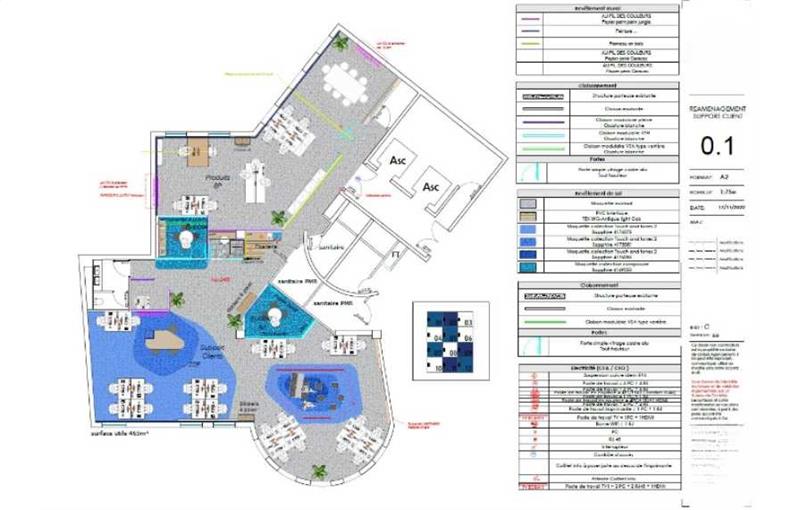 Location de bureau de 797 m² à Sèvres - 92310 plan - 1