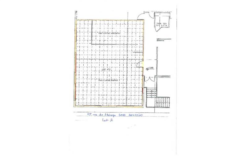 Location de bureau de 317 m² à Seyssins - 38180 plan - 1