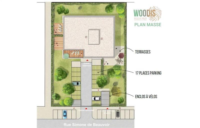 Location de bureau de 1 597 m² à Sin-le-Noble - 59450 plan - 1