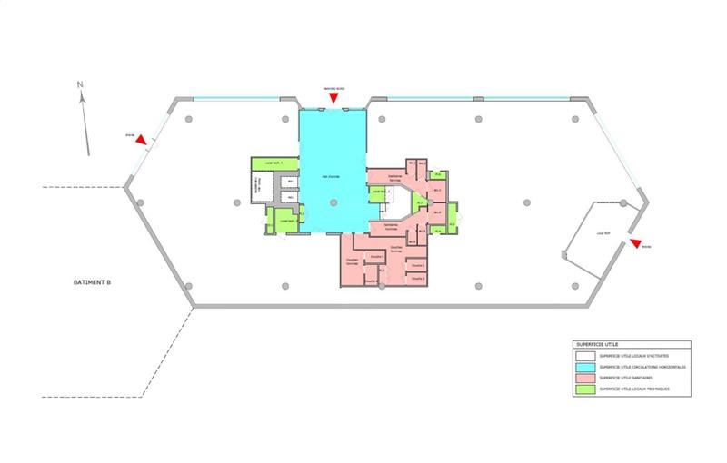 Location de bureau de 1 027 m² à Sophia Antipolis - 06560 plan - 1