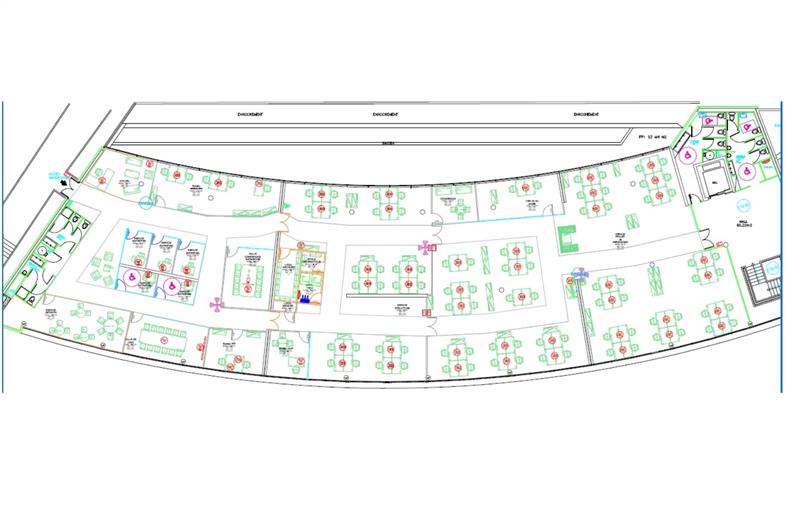 Location de bureau de 1 108 m² à Sophia Antipolis - 06560 plan - 1