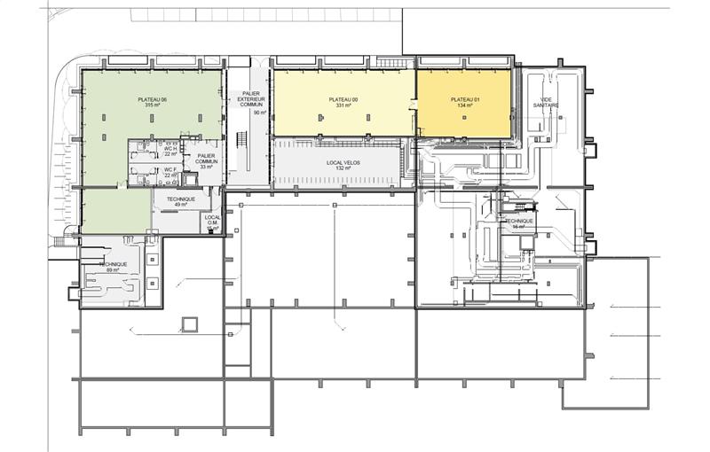 Location de bureau de 5 763 m² à Sophia Antipolis - 06560 plan - 1