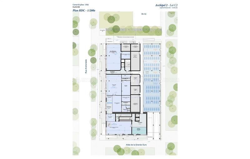 Location de bureau de 3 715 m² à Strasbourg - 67000 plan - 1