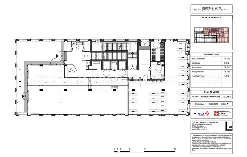 Location de bureau de 3 639 m² à Strasbourg - 67000 plan - 1