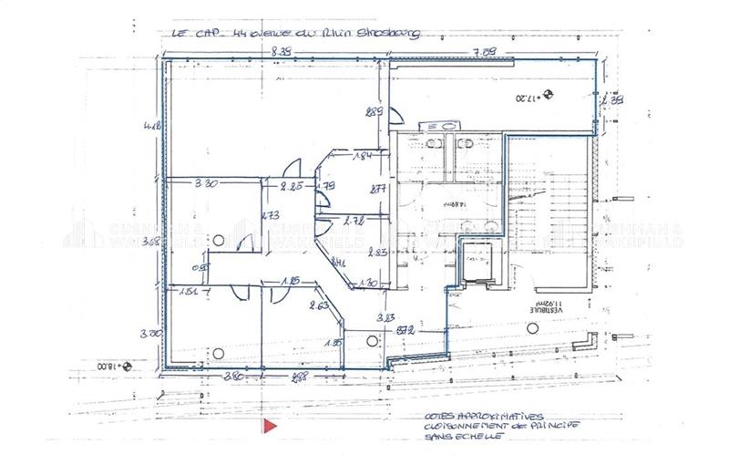 Location de bureau de 143 m² à Strasbourg - 67000 plan - 1