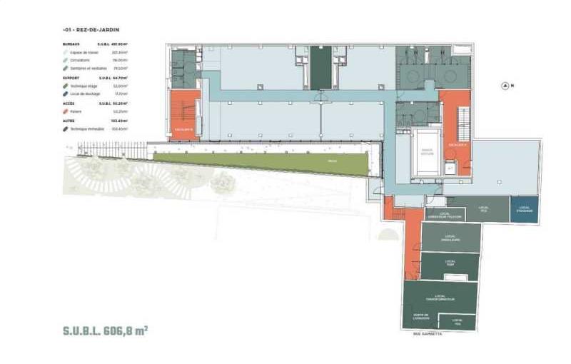 Location de bureau de 4 200 m² à Suresnes - 92150 plan - 1